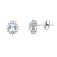 Orecchini Babila Milano Donna Colore in Oro bianco Acquamarina 0.74 Ct 199264 - 199264